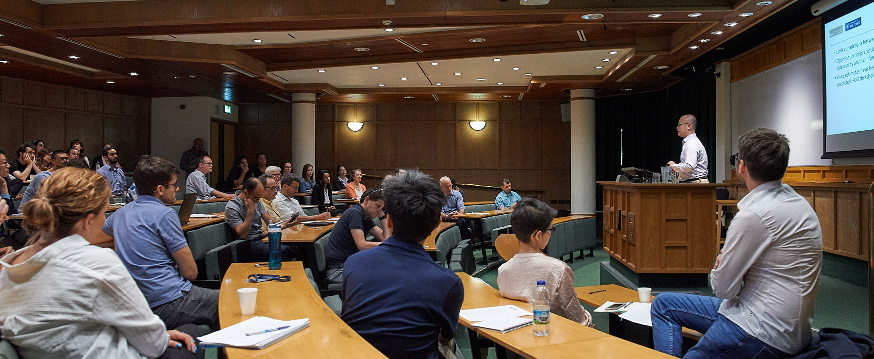 An attentive audience at the MRC BNDU’s Science Day, summer 2018.