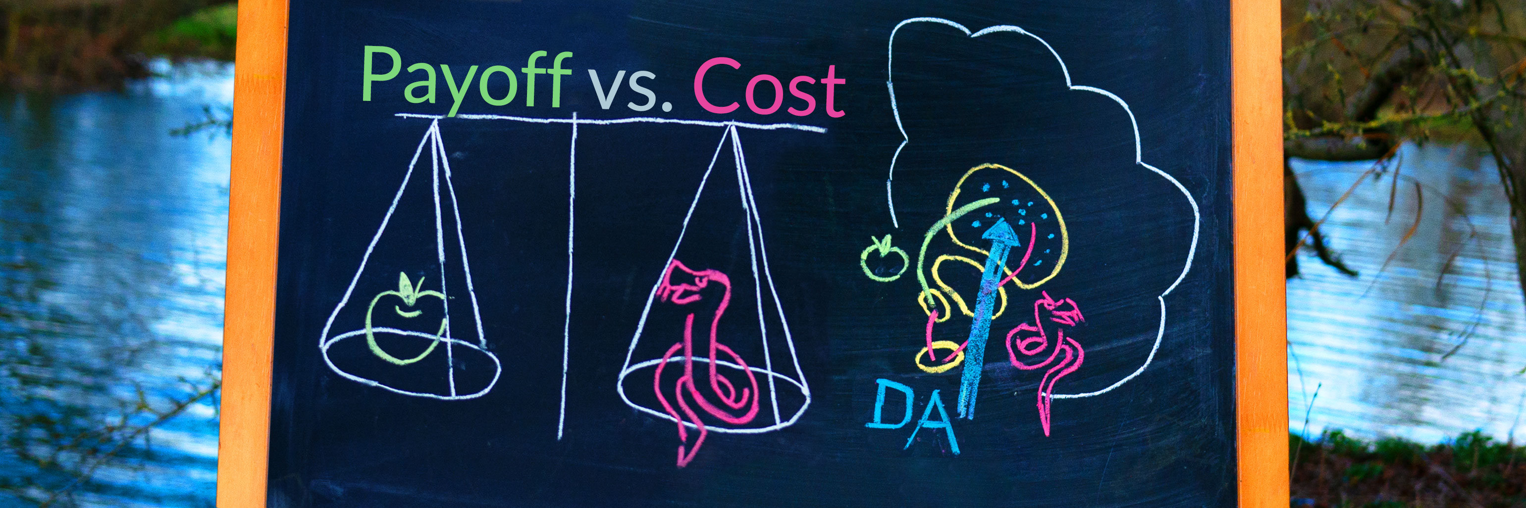 Basal ganglia as a scale: weighing payoffs against costs