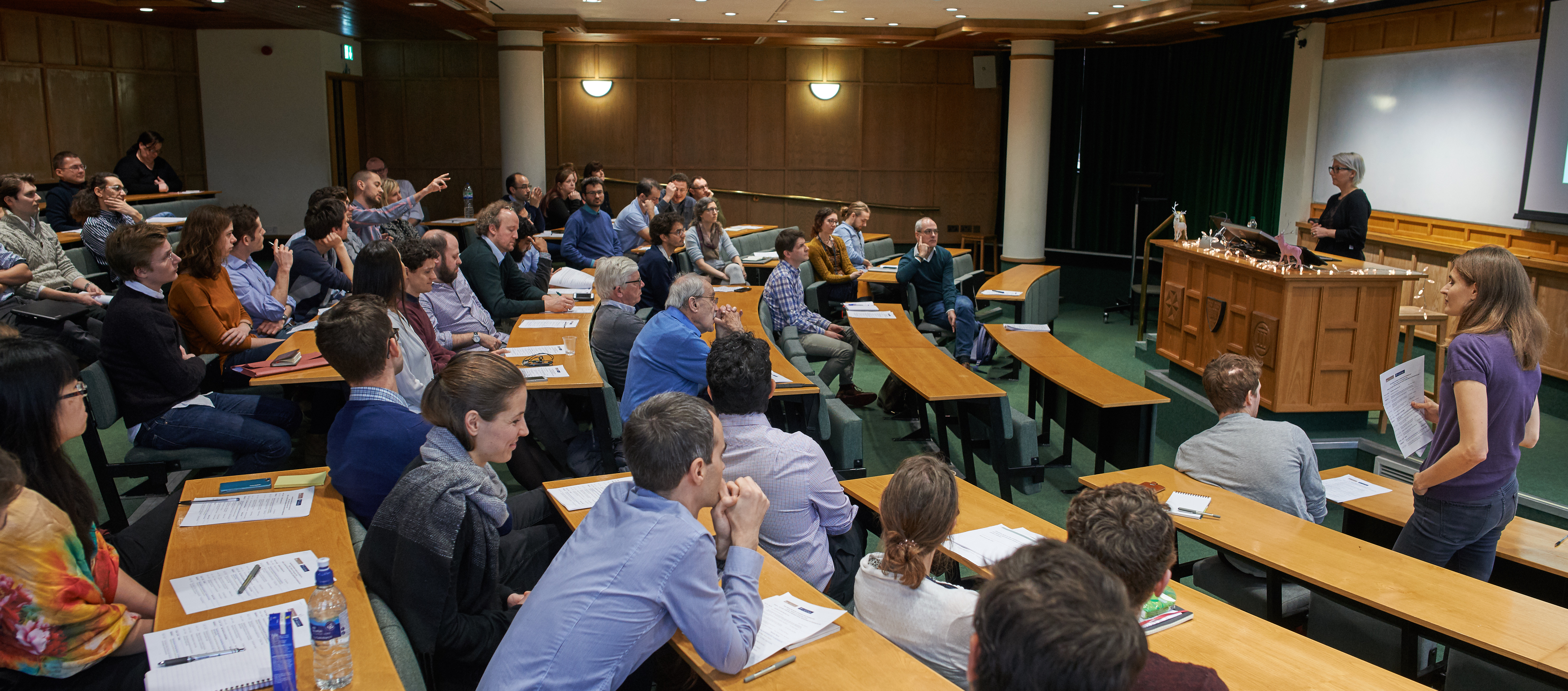 An attentive audience at the BNDU’s Science Day, winter 2016