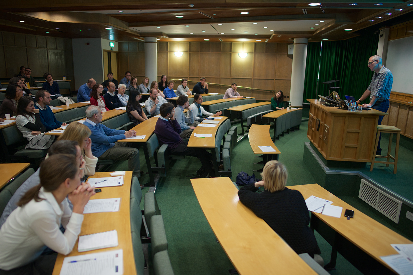 Unit Director Peter Brown answers challenging questions from some of the Unit’s younger scientists – just as it should be!