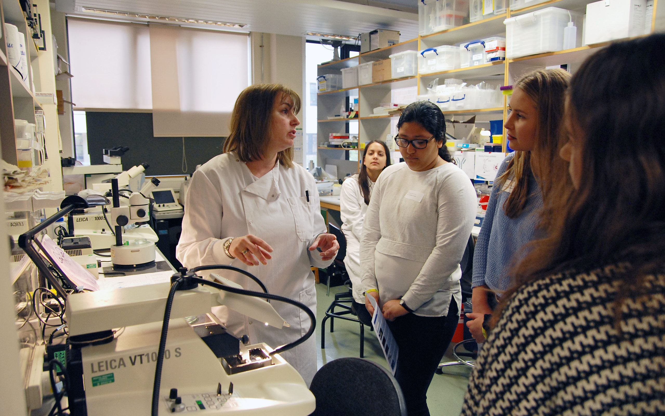 Pupils visited real working labs, where they could see for themselves some of the techniques and technologies used in the Unit’s research.