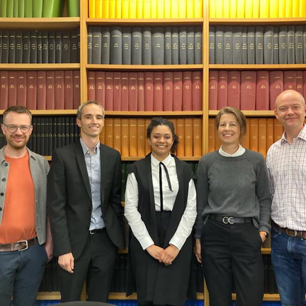 A photo of Freya Marijatta, Paul Dodson, Stephanie Cragg, Peter Magill and Mark Walton.