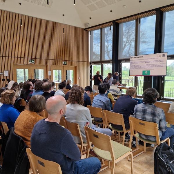 Photo of audience and speakers at the MRC BNDU Training Event 2024