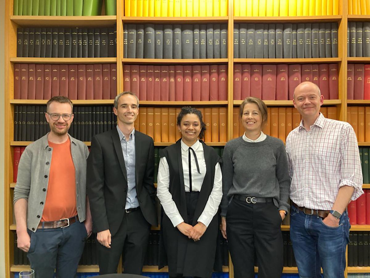 A photo of Freya Marijatta, Paul Dodson, Stephanie Cragg, Peter Magill and Mark Walton.