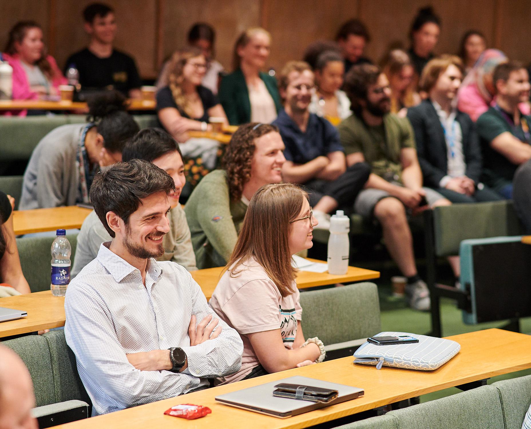 A photo of some of the audience at the Unit’s Science Day in summer 2023.