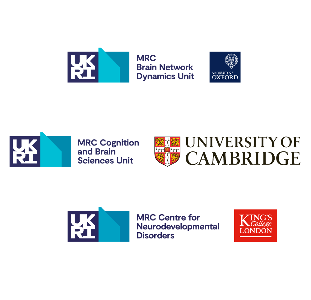 3 logos of the MRC Units and Centre participating in the research network