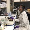 In2scienceUK student Taklima gets stuck into neuroanatomy research at the MRC BNDU.
