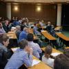 An attentive audience at the BNDU’s Science Day, winter 2016